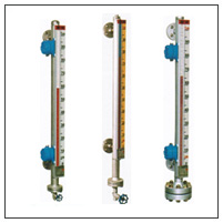 UHZ-517D45　磁翻柱液位計(jì)?。ǚ栏?、底導(dǎo)管304內(nèi)襯PTFE）